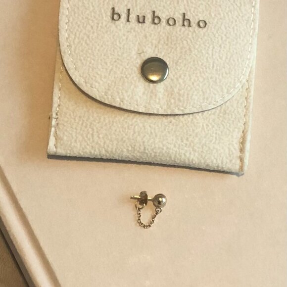 Bluboho Ball Chain Earring_SINGLE Earring - Picture 4 of 6